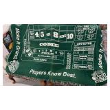 Craps Table Throw Blanket