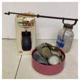 Bug Zapper, Sprayer & Zinc Lids