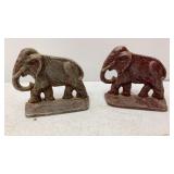 Cast Iron Elephant Bookends