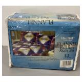 Log Cabin Collection Flannel Full size sheet set