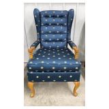 Oak Framed Upholstered Occasional Chair