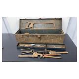 Metal Hand Saw Tool Box & Tools