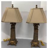 Pair of Matching Modern Table Lamps