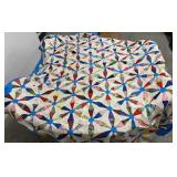 Antique a unfinished Quilt & Extra pieces