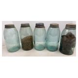 Blue Ball & Atlas Half Gallon Jars