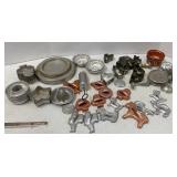 Aluminum & Copper Cookie Cutters and Molds