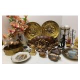 Brass & Porcelian Decor & knickknacks