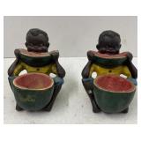 Cast Iron Americana Bookends