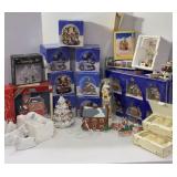Christmas Village & Musical Plates