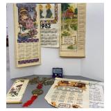 Linen Calendars & Chinese Brass Art
