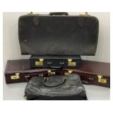 Leather Attache & Luggage