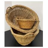 Wicker Laundry Baskets