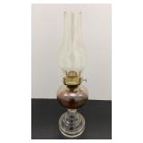 Antique Oil Lamp 18in tall