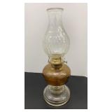 Antique Eagle Oil Lamp 17in tall