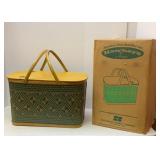 MCM Hawkeye Picnic Basket w/ Original Box