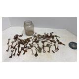 Jar of Skelton & other keys