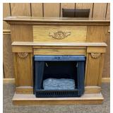Oak Fireplace 46.5x13.25x40