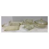 Glassbake Yellow Tint Bakeware & Refrigerator