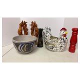Chicken Planter, Arnelï¿½s Rooster Decor & Pottery