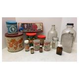 Original Tins, Jugs & Refrigerator Bottle