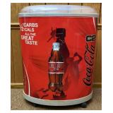 Coca Cola Point of Sale Cooler on Casters