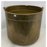 Large Hammer Brass Bucket