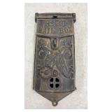 Antique Cast Iron Mailbox