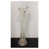 Art Glass Vase 19in tall
