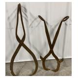 Primitive Cast Iron Ice Block Grabbers