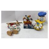 Mickey Mouse Puppet & Clocks, Donald Duck Bank