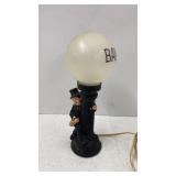 Vtg Plastic Bar Lamp 10.5in tall