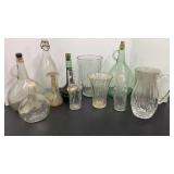 Antique Glass Jugs, Vases & Bottles