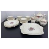 Swansea Wedgewood Patrician Tea Set