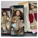 Maggie & William Tung Collection Porcelain Dolls