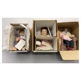 Knowles & Danbury Mint Porcelain Dolls