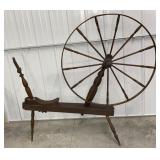 Primitive Spinning Wheel 42in dia