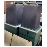 (2) Subway Restaurant Trash Cans