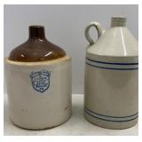 Uhl & Other 1gal Crock Jugs