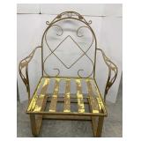 Wrought Iron Patio Spring Chair