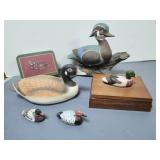 Duck figurines, pencil sharpener