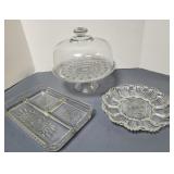 Cake Stand, Egg Plate, Divided Plate