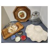 Covered Cheese board, Coasters