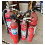 Fire Extinguishers,  No quaratees