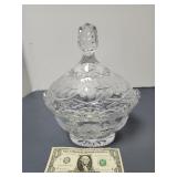 Crystal Candy Dish with lid