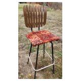 Swivel Bar Stool, foot rail