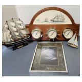 Sunbeam Barometer, ships, sea print