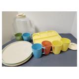 Plastice Trays, plates, cups