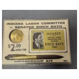Birch Bayh 1968 Campaign Contribution Kit