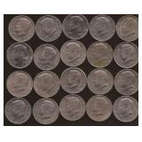 Kennedy Half Dollar Coins (20)