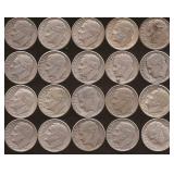 Roosevelt Silver Dimes (20)